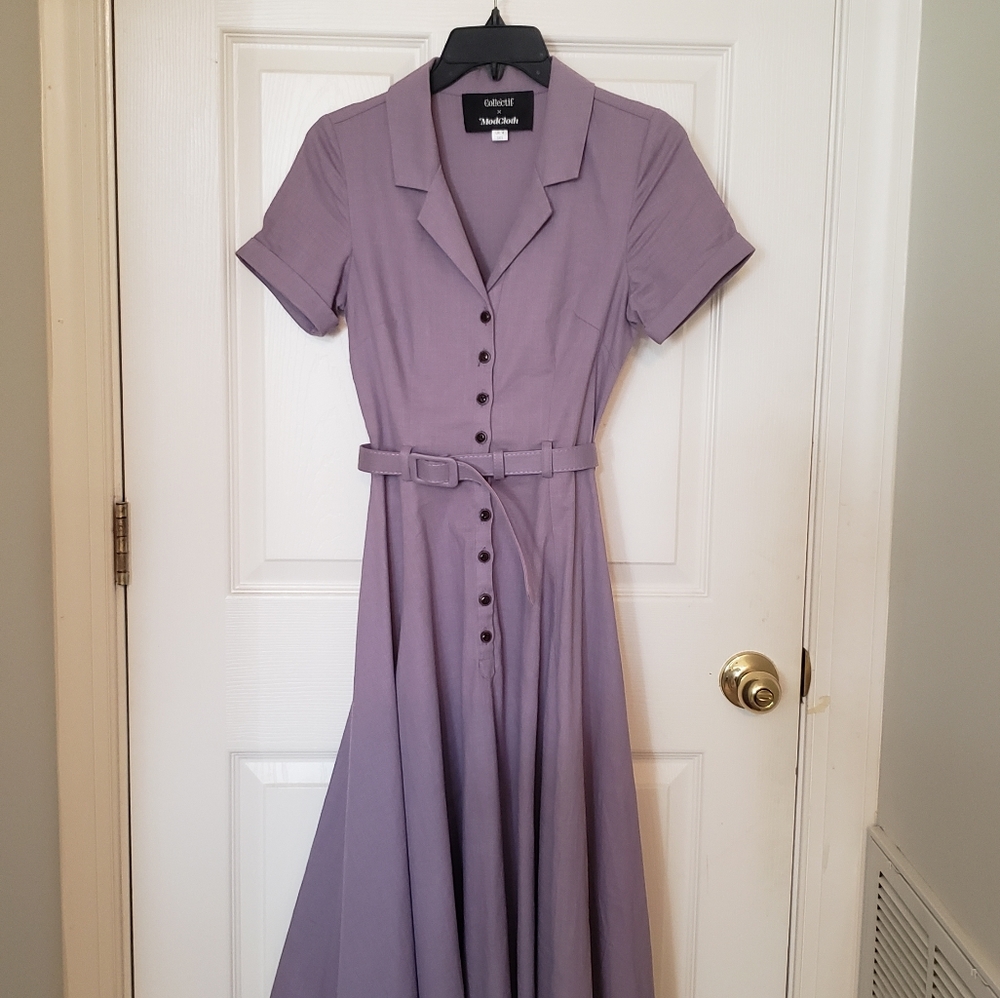 Modcloth Shirtless Dress 1950's Style A-line